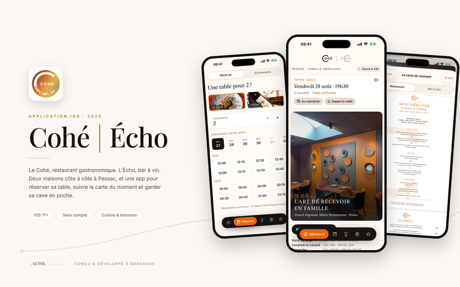 Cohé | Écho - desktop version