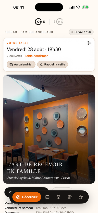 Cohé | Écho - mobile version