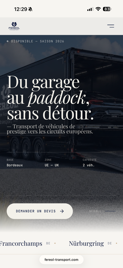 Groupe Fereol - mobile version