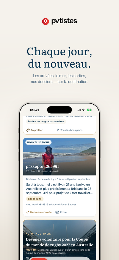 Something new every day: arrivals, the wall, meet-ups and guides