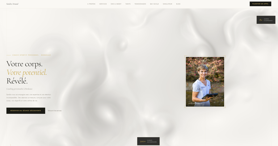 Sandra Arnaud - version desktop