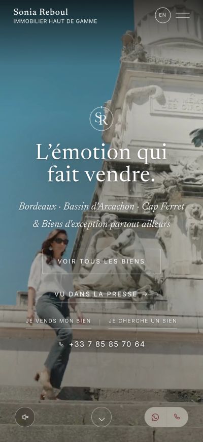 Sonia Reboul Immobilier - mobile version