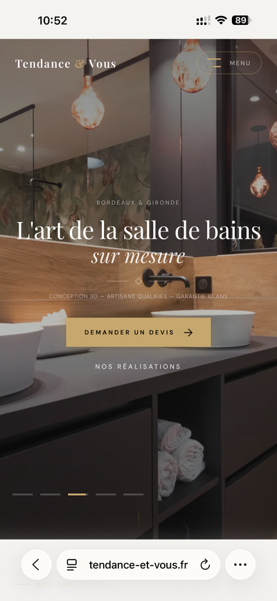 Tendance & Vous - version mobile